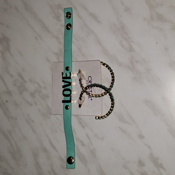 Aquamarine Bracelet and Earring Set - Picture 5 of 5